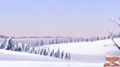 唯美立冬大寒节气雪景视频的预览图